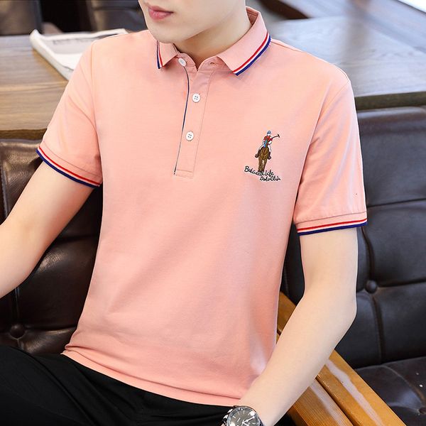 luxury t-shirts 2021 short sleeve polo shirt t-shirt embroidered lapel with lead summer korean trend men's solid color top, Black
luxury t-shirts 2021 short sleeve polo shirt t-shirt embroidered lapel with lead summer korean trend men's solid color top, Black