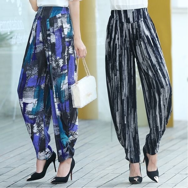 fashion women's summer thin section lantern new wild cotton silk high waist wide leg pants large size s women gfpk, Black;white
fashion women's summer thin section lantern new wild cotton silk high waist wide leg pants large size s women gfpk, Black;white