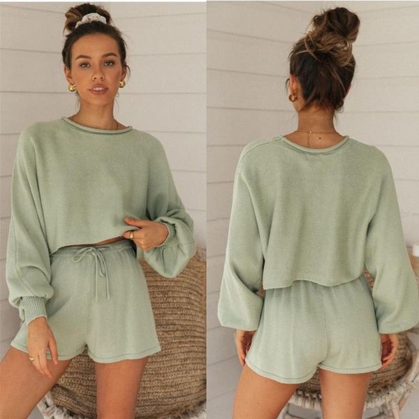 wepbel swearter + shorts set women set long puff sleeve navel sweater two-piece women outfits short, Gray
wepbel swearter + shorts set women set long puff sleeve navel sweater two-piece women outfits short, Gray