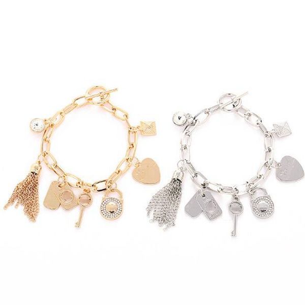 bohemian gold tassel charm bracelets for women luxury designer hang tag crystal heart key bangle wedding jewelry gift bijoux accessories, Golden;silver
bohemian gold tassel charm bracelets for women luxury designer hang tag crystal heart key bangle wedding jewelry gift bijoux accessories, Golden;silver