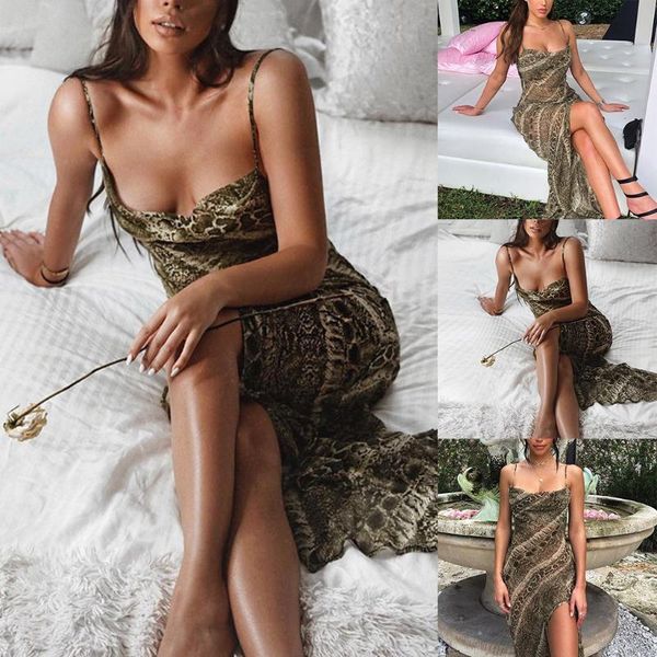 casual dresses women split retro dress snake print elegant loose spaghetti strap summer backless party club ladies straps, Black;gray
casual dresses women split retro dress snake print elegant loose spaghetti strap summer backless party club ladies straps, Black;gray
