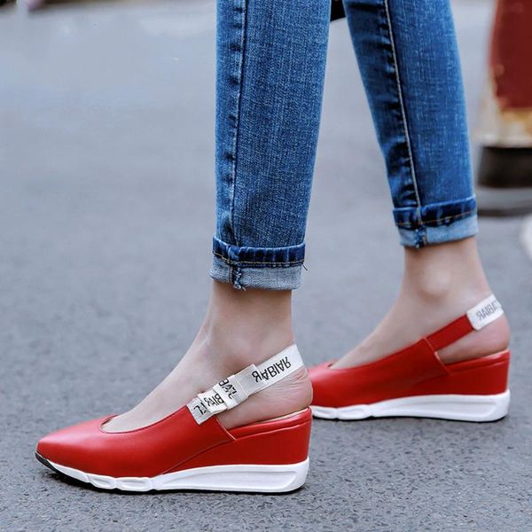 dress shoes fashion elegant ladies sandals 2021 casual summer women pointed toe back strap platform consise woman, Black
dress shoes fashion elegant ladies sandals 2021 casual summer women pointed toe back strap platform consise woman, Black