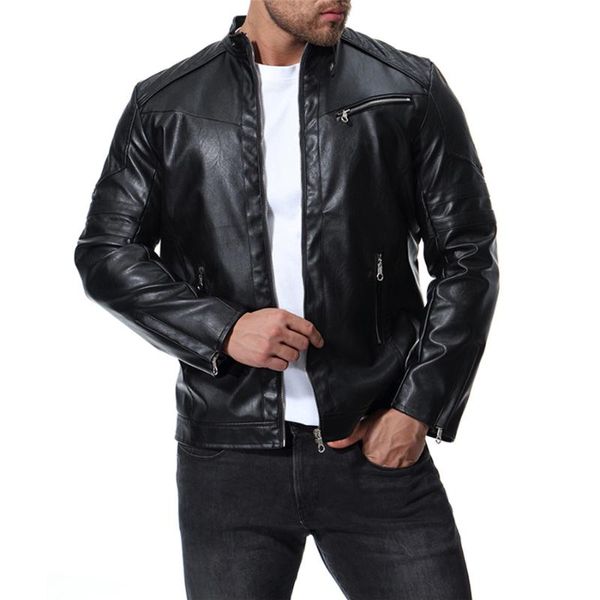 men's fur & faux pure color mens black pu jacket loose comfortable elegant men fashion casual leather coat european size
men's fur & faux pure color mens black pu jacket loose comfortable elegant men fashion casual leather coat european size