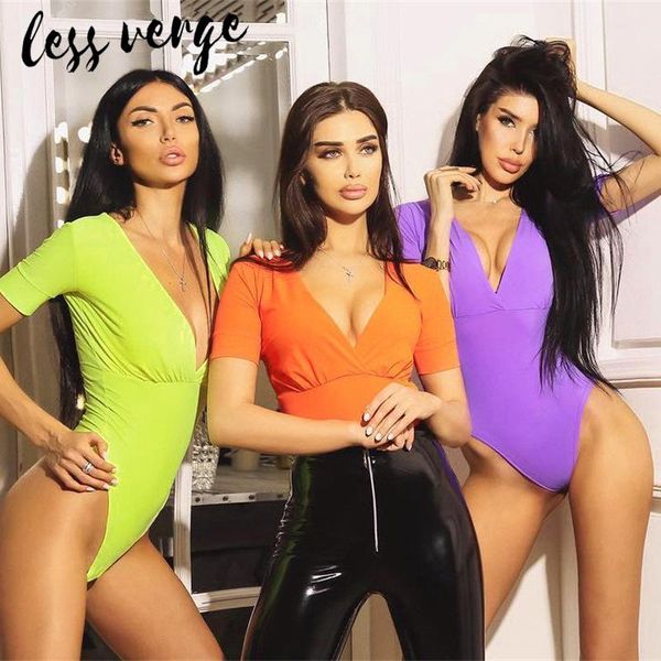 women's jumpsuits & rompers lessverge neon light green v neck bodysuit women short sleeve orange spandex summer casual jumpsuit rom, Black;white
women's jumpsuits & rompers lessverge neon light green v neck bodysuit women short sleeve orange spandex summer casual jumpsuit rom, Black;white