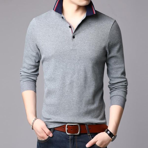 men's t-shirts long-sleeved t-shirt autumn matching bottom shirt lapel men tn130, White;black
men's t-shirts long-sleeved t-shirt autumn matching bottom shirt lapel men tn130, White;black