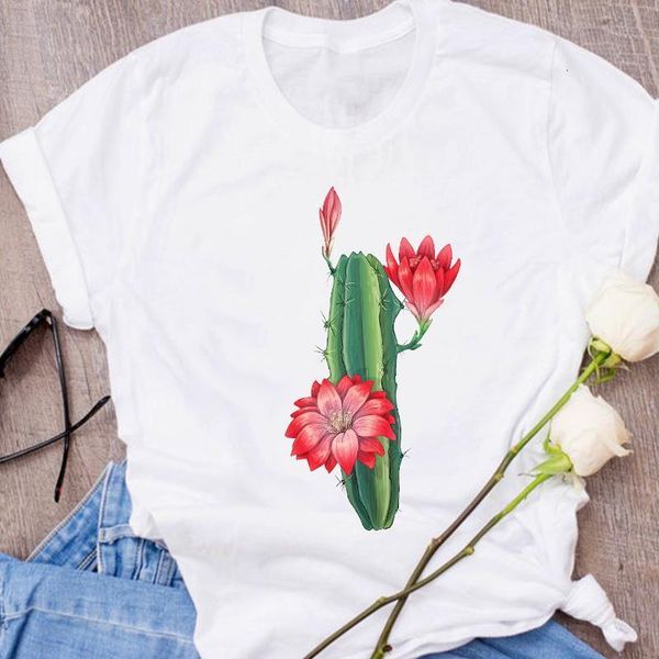 women graphic plant cartoon cactus streetwear flower 90s clothes lady clothing tees print female t shirt womens t-shirt, White
women graphic plant cartoon cactus streetwear flower 90s clothes lady clothing tees print female t shirt womens t-shirt, White