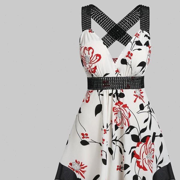 v neck womens and blouses plus size floral print tunic vest women sleeveless shirt summer beach blouse haut femme, White
v neck womens and blouses plus size floral print tunic vest women sleeveless shirt summer beach blouse haut femme, White