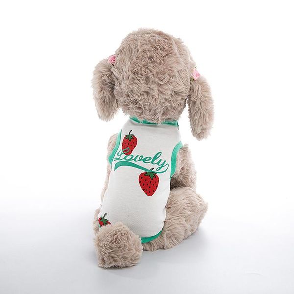 dog apparel pet spring and summer puppies clothes dress vest mesh breathable cats two feet cool strawberry cute t-shirt
dog apparel pet spring and summer puppies clothes dress vest mesh breathable cats two feet cool strawberry cute t-shirt