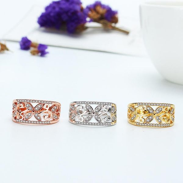 cluster rings europe & american luxury ring 925 silver hollow out flower zircon 2021 women fashion diy jewelry mother's day gifts, Golden;silver
cluster rings europe & american luxury ring 925 silver hollow out flower zircon 2021 women fashion diy jewelry mother's day gifts, Golden;silver