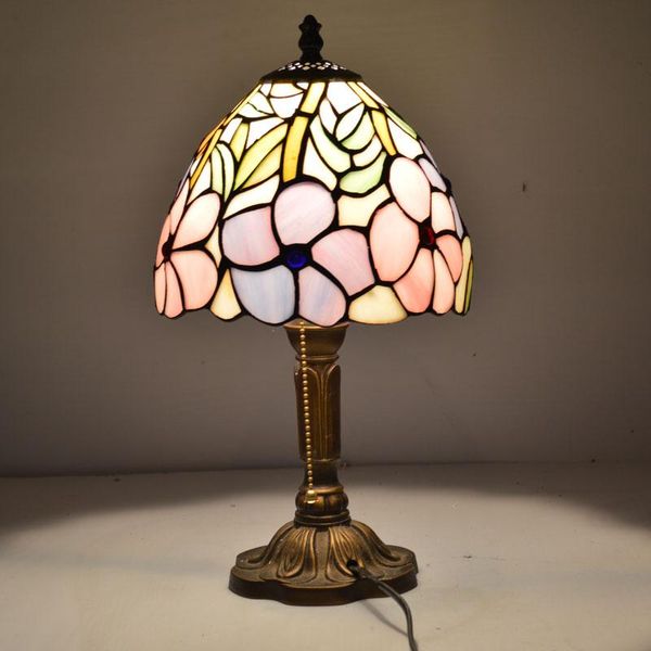 tiffany frangipani table lamp country flower style stained glass side table light for bedside bedroom e27 220v
tiffany frangipani table lamp country flower style stained glass side table light for bedside bedroom e27 220v