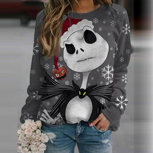 women casual sweatshirt christmas printing raglan long sleeve loose sweatshirt hoodie pullover autumn elegant warm hoodies, Black
women casual sweatshirt christmas printing raglan long sleeve loose sweatshirt hoodie pullover autumn elegant warm hoodies, Black