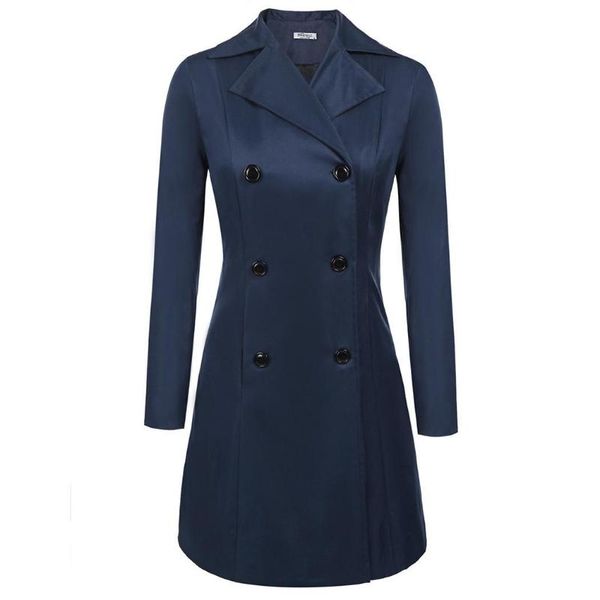 women's trench coats women casual long sleeve solid double button slim waist jacket spring autumn front pockets, Tan;black
women's trench coats women casual long sleeve solid double button slim waist jacket spring autumn front pockets, Tan;black