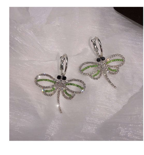 hbp full dragonfly 2021 new fashion korean temperament net red personality flash diamond delicate tassel earrings female, Silver
hbp full dragonfly 2021 new fashion korean temperament net red personality flash diamond delicate tassel earrings female, Silver