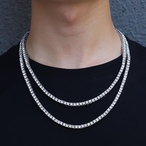 pendant necklaces hip hop men's crystal single row/double row tennis bracelet bling cube zircon chain jewelry wholesa, Silver
pendant necklaces hip hop men's crystal single row/double row tennis bracelet bling cube zircon chain jewelry wholesa, Silver