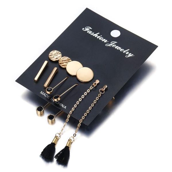 stud 5 pair/set chain tassel earring small wafer ear gold pendant wire jewelry gift for women girls lover #293655, Golden;silver
stud 5 pair/set chain tassel earring small wafer ear gold pendant wire jewelry gift for women girls lover #293655, Golden;silver