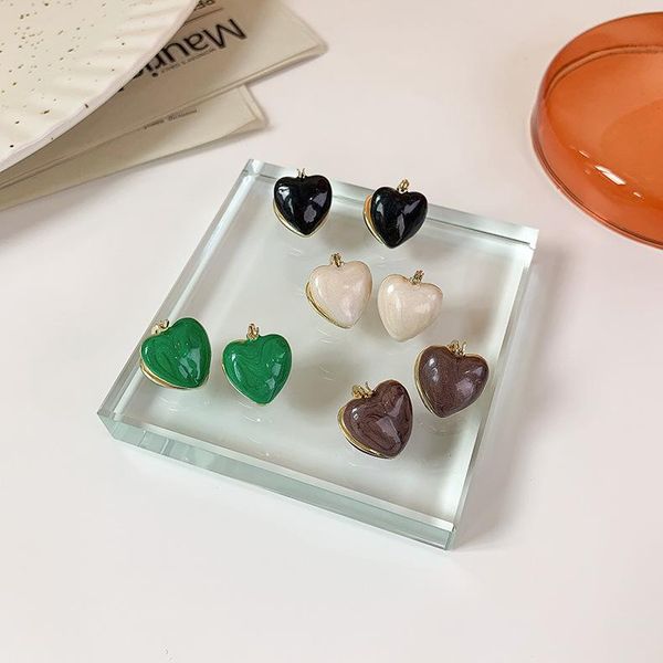 hoop & huggie missnice fashion simple small heart-shaped earrings for women minimalist style drip glazed pendientes mujer moda bijoux, Golden;silver
hoop & huggie missnice fashion simple small heart-shaped earrings for women minimalist style drip glazed pendientes mujer moda bijoux, Golden;silver