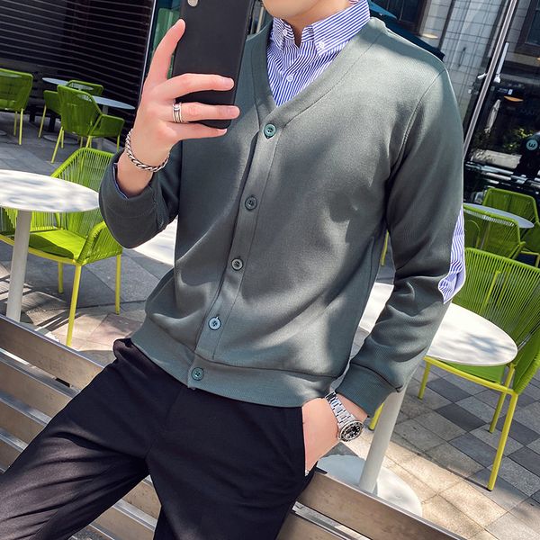 British 2021 New Style Winter Fake-2pieces Cardigan Men's Clothes Fine Fitting Shirt Patched Collar Casual Mesh 3xl- Sweaters N71R, White;black
British 2021 New Style Winter Fake-2pieces Cardigan Men's Clothes Fine Fitting Shirt Patched Collar Casual Mesh 3xl- Sweaters N71R, White;black