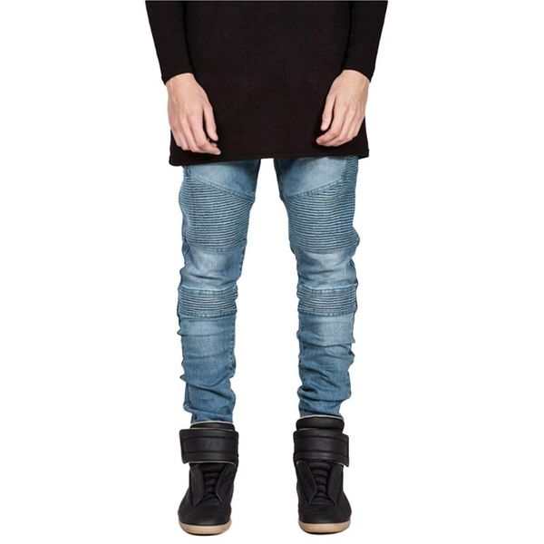 men's jeans mens fashion denim trousers men clothing 2021 streetwear pleated pants for, Blue
men's jeans mens fashion denim trousers men clothing 2021 streetwear pleated pants for, Blue