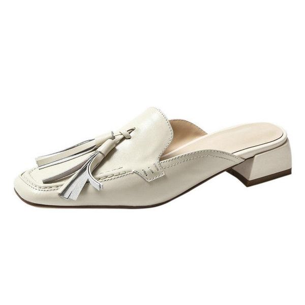 fashion fringe decoration women shoes slippers genuine leather square -toed thick low heels pumps working casual shoes woman, Black
fashion fringe decoration women shoes slippers genuine leather square -toed thick low heels pumps working casual shoes woman, Black