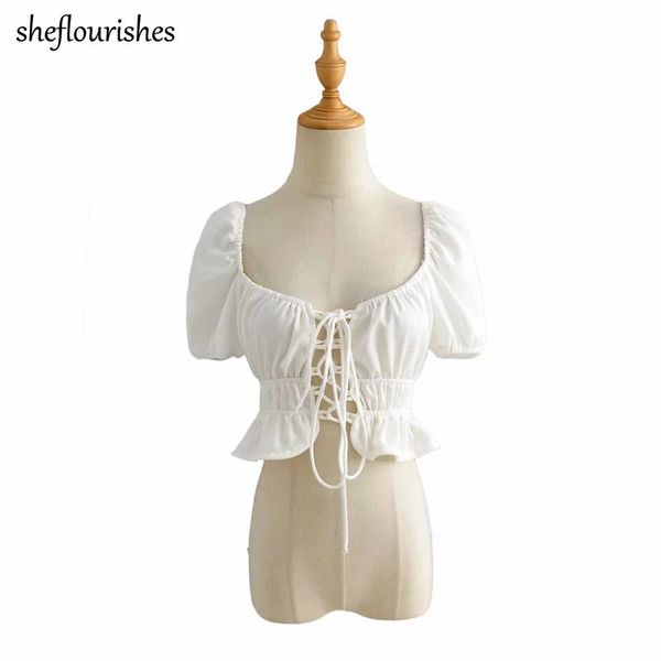 women's blouses & shirts blouse women short sleeve shirt summer square neck criss cross korean slim white elastic casual lace up
women's blouses & shirts blouse women short sleeve shirt summer square neck criss cross korean slim white elastic casual lace up