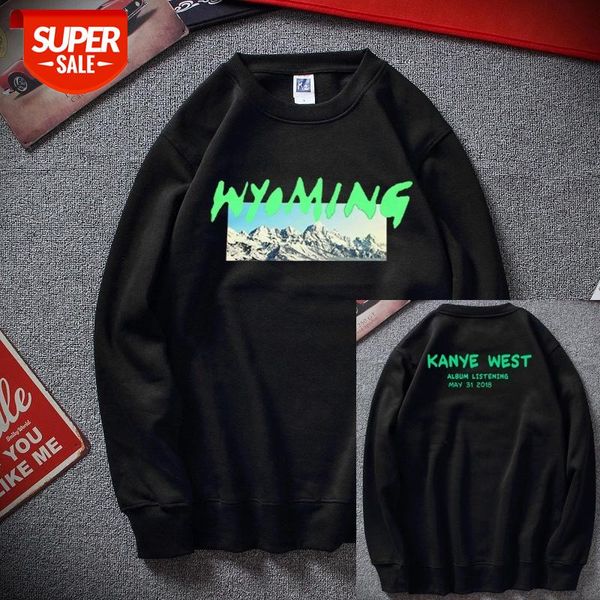 new winter kanye west ye wyoming men women sweatshirt listening party hoodie merch cotton fleece sudadera hombre #ry0o, Black
new winter kanye west ye wyoming men women sweatshirt listening party hoodie merch cotton fleece sudadera hombre #ry0o, Black