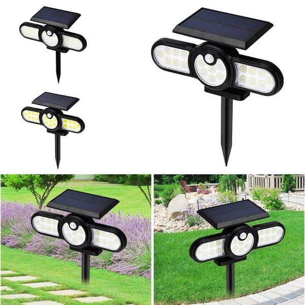 lawn lamps 120 led outdoor solar lights three head lighting ground lamp pir motion sensor landscape spotlights garden
lawn lamps 120 led outdoor solar lights three head lighting ground lamp pir motion sensor landscape spotlights garden