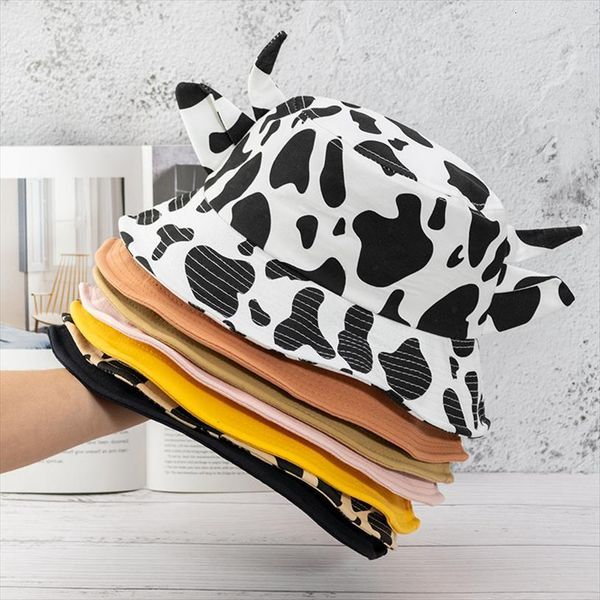 cow pattern cotton bucket hats women summer panama hat men sunbonnet fedoras small horn fisherman beach cap, Blue;gray
cow pattern cotton bucket hats women summer panama hat men sunbonnet fedoras small horn fisherman beach cap, Blue;gray