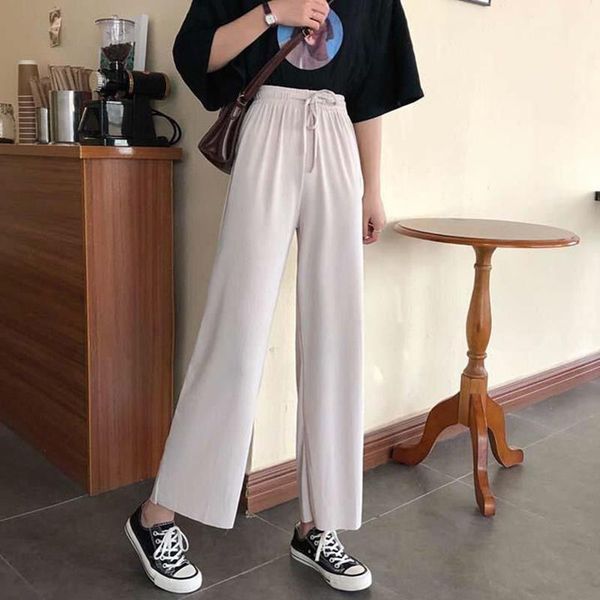 women's pants & capris high waist wide leg women spring summer loose casual ankle-length 2021 korean style harajuku trousers woman p421, Black;white
women's pants & capris high waist wide leg women spring summer loose casual ankle-length 2021 korean style harajuku trousers woman p421, Black;white