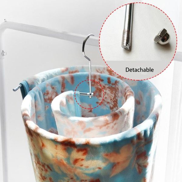 hangers & racks rotatable and space saving drying rack spiral cloth hanger home bed sheet blanket hook rotating cloths stainless steel
hangers & racks rotatable and space saving drying rack spiral cloth hanger home bed sheet blanket hook rotating cloths stainless steel