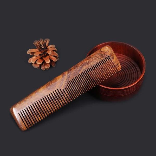 hair brushes natural sandalwood men's beard comb narrow tooth anti-static women retro fashion styling supplies, Silver
hair brushes natural sandalwood men's beard comb narrow tooth anti-static women retro fashion styling supplies, Silver