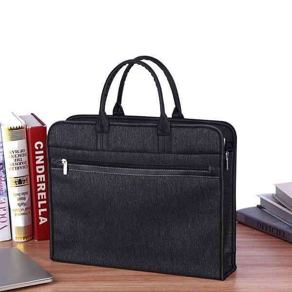 briefcases 2pcs document bag portable briefcase canvas black business double-layer file handbag oxford cloth gift office custom
briefcases 2pcs document bag portable briefcase canvas black business double-layer file handbag oxford cloth gift office custom