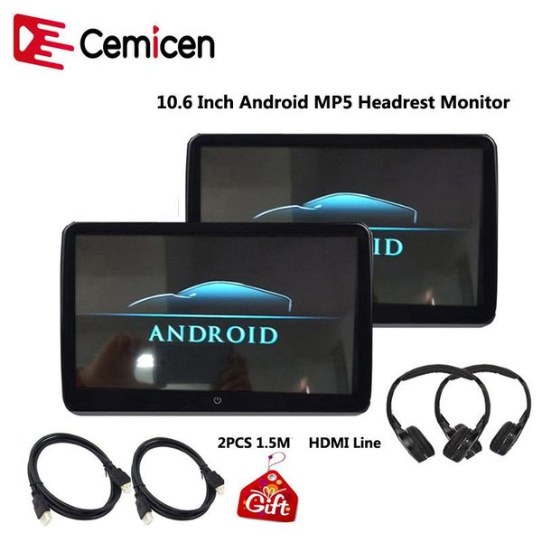 car video cemicen 10.6 inch headrest monitor android 6.0 1920*1080 hd 1080p ips touch screen 3g wifi usb/sd/hdmi/ir/fm/bluetooth
car video cemicen 10.6 inch headrest monitor android 6.0 1920*1080 hd 1080p ips touch screen 3g wifi usb/sd/hdmi/ir/fm/bluetooth