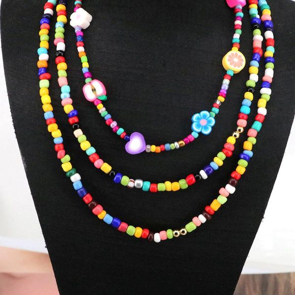 chokers 5pcs 2021 rainbow beads choker necklace simple women bohemian jewelry fashion collares beach adjustable trendy, Golden;silver
chokers 5pcs 2021 rainbow beads choker necklace simple women bohemian jewelry fashion collares beach adjustable trendy, Golden;silver