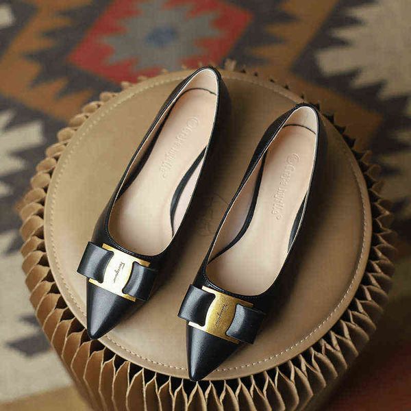 dress shoes 2022 spring and autumn metal buckle bow shallow mouth pointed single flat shoes women's 862-8, Black
dress shoes 2022 spring and autumn metal buckle bow shallow mouth pointed single flat shoes women's 862-8, Black