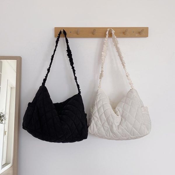 shoulder bags korean plicated strap women bag quilting nylon lady handbag ling plaid female middle crossbody wholesale
shoulder bags korean plicated strap women bag quilting nylon lady handbag ling plaid female middle crossbody wholesale