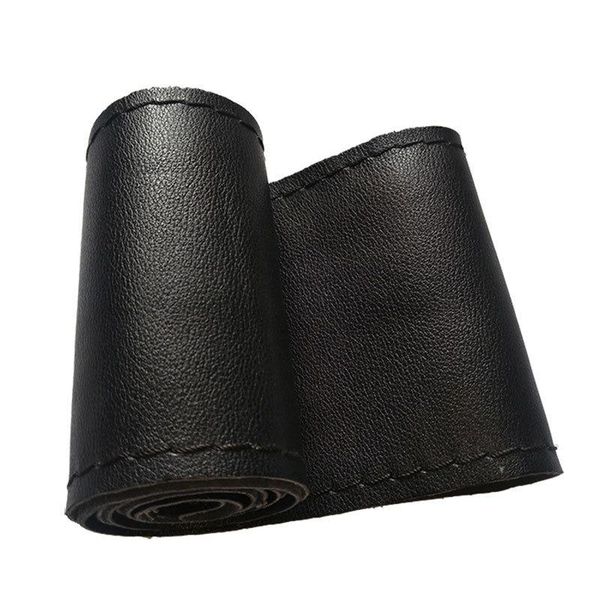 steering wheel covers 38cm diameter car cover fiber leather with soft anti-slip black diy braid & needles thread
steering wheel covers 38cm diameter car cover fiber leather with soft anti-slip black diy braid & needles thread