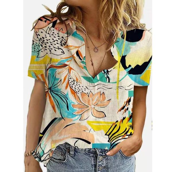 women's blouses & shirts vintage printed cardigan blouse women turn-down collar plus size loose button tunic short sleeve summer, White
women's blouses & shirts vintage printed cardigan blouse women turn-down collar plus size loose button tunic short sleeve summer, White