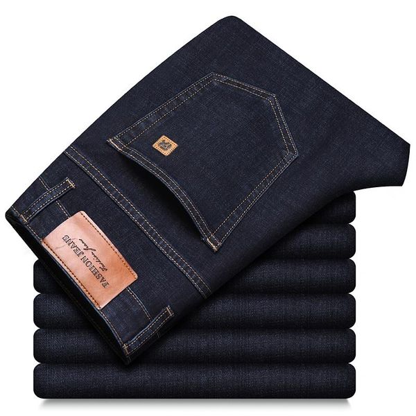 men's jeans 2021 autumn regular fit black blue classic style business casual stretch denim brand pants male jean trousers
men's jeans 2021 autumn regular fit black blue classic style business casual stretch denim brand pants male jean trousers