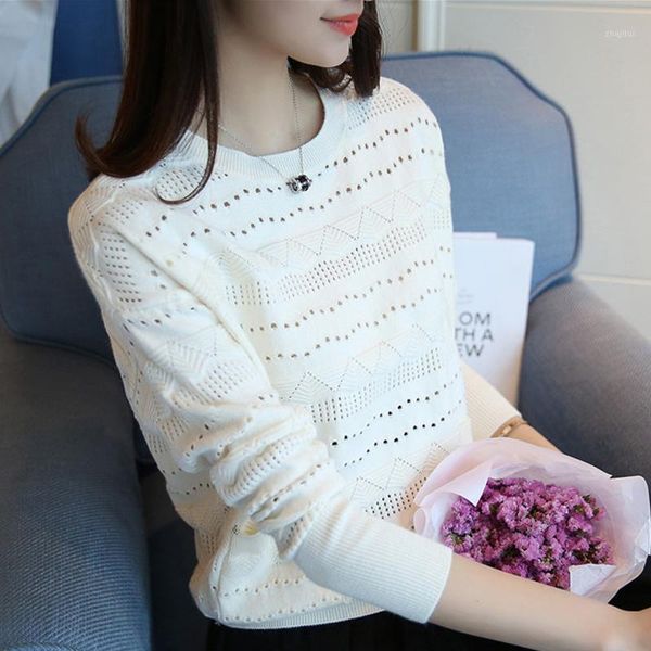 women's sweaters shirt long sleeve fashionable westernization spring garment 2021 korean edition short loose hollow-out sweater coat, White;black
women's sweaters shirt long sleeve fashionable westernization spring garment 2021 korean edition short loose hollow-out sweater coat, White;black