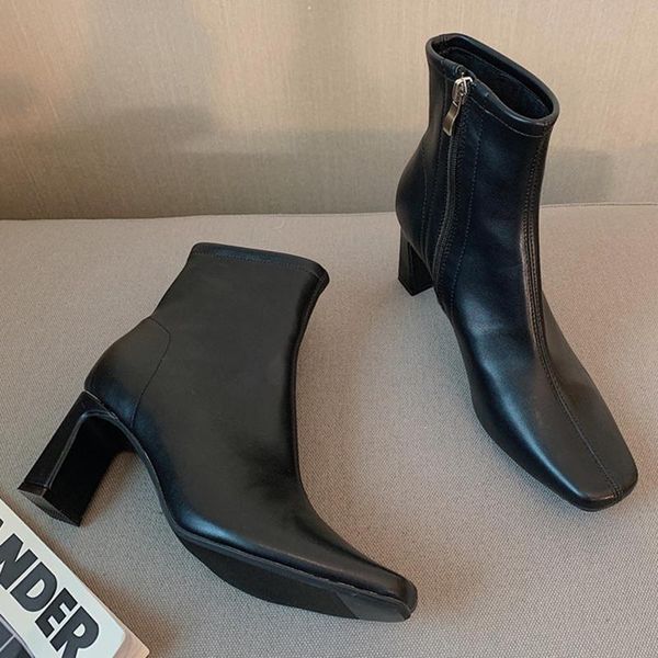 boots 2021 women ankle 7cm high heels platform short lady zipper plush warm snow booties girls block low cute shoes, Black
boots 2021 women ankle 7cm high heels platform short lady zipper plush warm snow booties girls block low cute shoes, Black