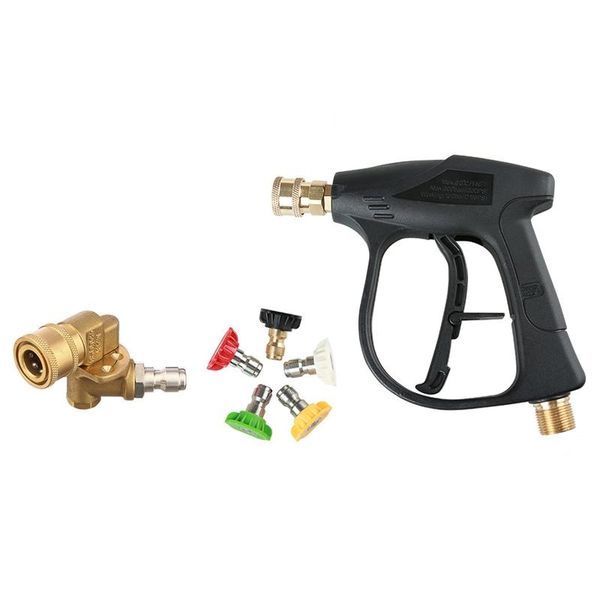 water gun & snow foam lance 1 pcs quick connecting pivoting coupler set m22 x 1.5 mm car washer tool with 5 nozzles
water gun & snow foam lance 1 pcs quick connecting pivoting coupler set m22 x 1.5 mm car washer tool with 5 nozzles