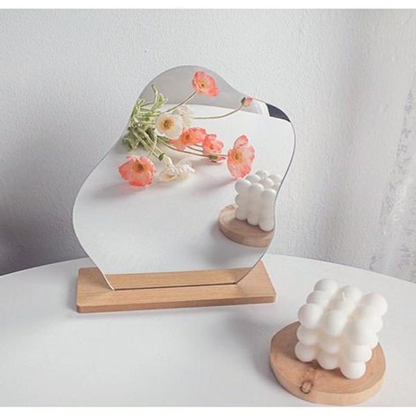 mirrors korean style makeup mirror irregular acrylic decorative for bedroom wooden base beauty tools home decor drop ship
mirrors korean style makeup mirror irregular acrylic decorative for bedroom wooden base beauty tools home decor drop ship