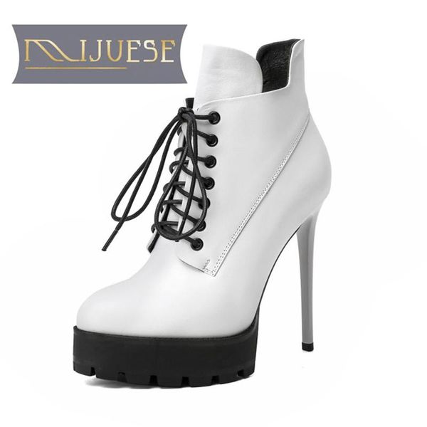boots mljuese 2021 women ankle soft cow leather winter short plush lace up pointed toe high heels equestrian party dress, Black
boots mljuese 2021 women ankle soft cow leather winter short plush lace up pointed toe high heels equestrian party dress, Black