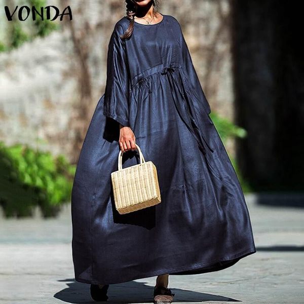 casual dresses big swing evening party dress women'sundress vintage long sleeve o neck tunic 2021 vonda plus size spring summer vestido, Black;gray
casual dresses big swing evening party dress women'sundress vintage long sleeve o neck tunic 2021 vonda plus size spring summer vestido, Black;gray