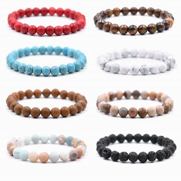 beaded, strands 8mm natural stone beaded bracelet lava tiger eye black matte repair bead elastic charm yoga for women men jewelry
beaded, strands 8mm natural stone beaded bracelet lava tiger eye black matte repair bead elastic charm yoga for women men jewelry