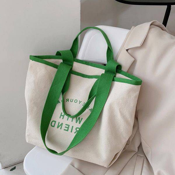 women's bag new 2021 large capacity canvas handbag summer korean leisure letter tote
women's bag new 2021 large capacity canvas handbag summer korean leisure letter tote