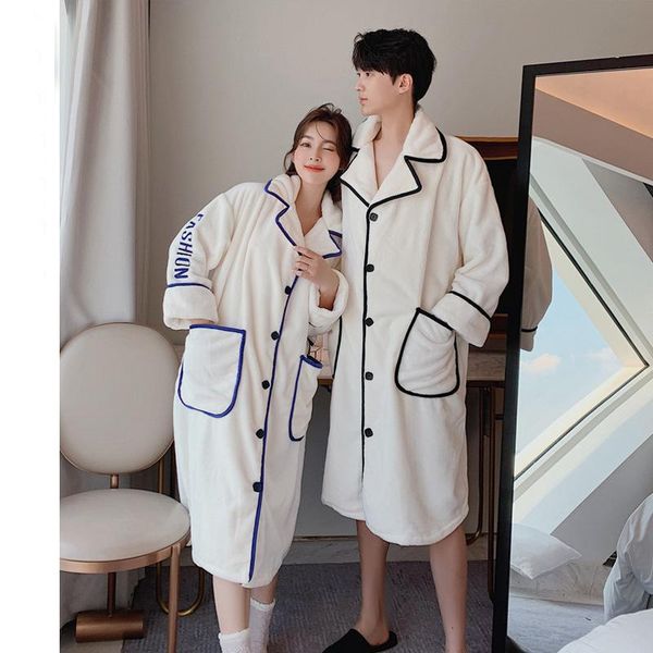 women's sleepwear 2021 autumn flannel robes thicken lover warm fashion coral fleece long women bathrobe dressing gown pajamas, Black;red
women's sleepwear 2021 autumn flannel robes thicken lover warm fashion coral fleece long women bathrobe dressing gown pajamas, Black;red