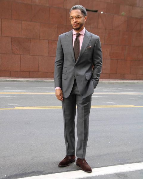 men's suits & blazers (jacket+pants) business grey 2 piece groom tuxedos for wedding formal prom suit party evening blazer cust, White;black
men's suits & blazers (jacket+pants) business grey 2 piece groom tuxedos for wedding formal prom suit party evening blazer cust, White;black