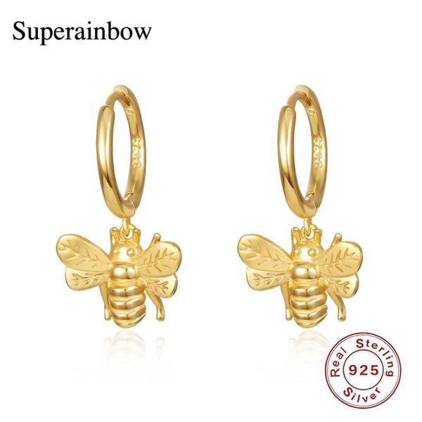hoop & huggie superainbow 925 sterling silver earrings insect bee pendant for women men gold animal jewelry gifts sr-e203, Golden;silver
hoop & huggie superainbow 925 sterling silver earrings insect bee pendant for women men gold animal jewelry gifts sr-e203, Golden;silver