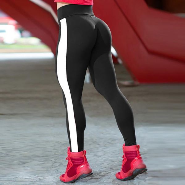 women's leggings normov side stripe for women fitness push up female jeggings workout bodybuilding clothing, Black
women's leggings normov side stripe for women fitness push up female jeggings workout bodybuilding clothing, Black